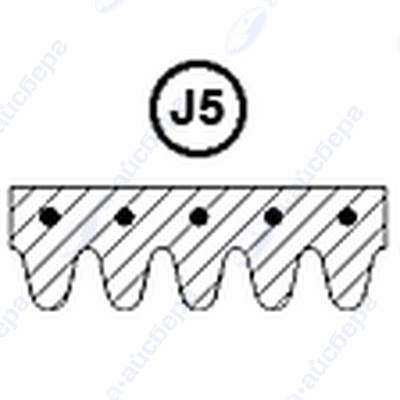 Ремень 1161 J5 EL Brandt WN294 1.11.004.00