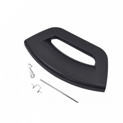 Ручка люка Ariston, Indesit, Whirlpool, пластик, серая, 286151