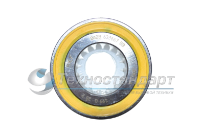 Подшипник двухрядный BA2B 633667, 30х60х37, SKF, желтый пыльник, код 026298