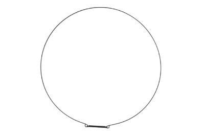 Хомут манжеты люка LG, код 4861EN3004B