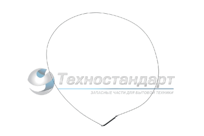 Хомут манжеты люка, под посадочный диаметр на корпусе стиральной машины 340 мм (Indesit) ( для GSK052 и других)