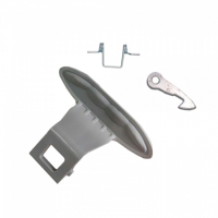 Ручка люка LG, пластик, серая, MEB61841201