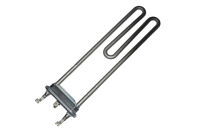 Тэн 1950W, прямой, без отверстия под датчик, L=247 мм, l=16 мм, широкая резинка с "юбкой", для Candy, код 91201638, 1240325405, SKL