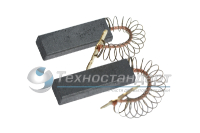 Щетки угольные 5х12.5, МОНОМАТЕРИАЛ, с пружиной, пара,  VUB