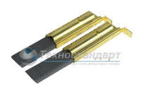 Щетки угольные 5х12.5, СЭНДВИЧ, в металлической оправе, пара, VUB